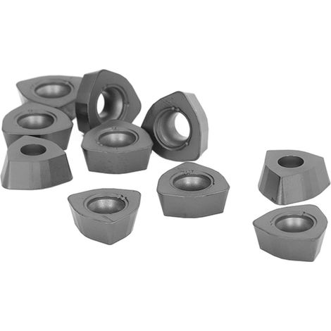 Satz mit 10 Wendeschneidplatten aus beschichtetem Hartmetall für die Holzbearbeitung auf CNC-Drehmaschinen WDMW080520-ZTR (1/5)