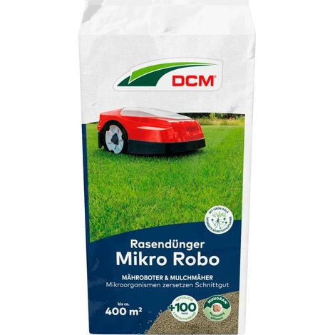 DCM Rasendünger Mikro Robo 20 kg Grün-Kalk