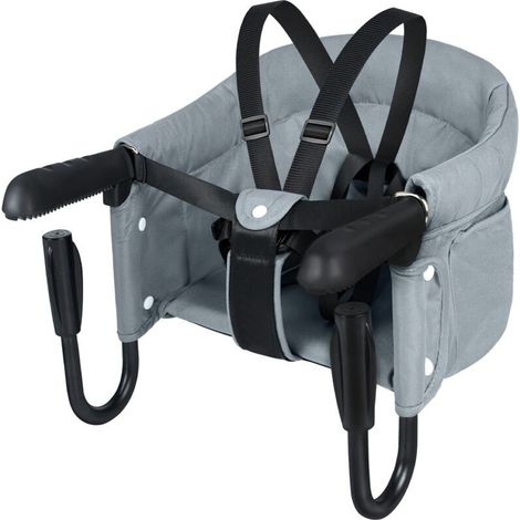 Chaise haute bébé Chaise haute siège de table pour bébés chaise enfant siège enfant pliable rehausseur pour enfants de 6 à 36 mois gri (1/5)