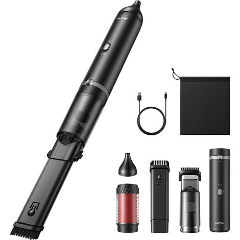 MOVA H10 Kabelloser Staubsauger, 18.000Pa Saugkraft, 3-in-1 Handstaubsauger, LED-Licht, Sicherheitshammer, Ultraleicht 450g, Für Auto & Zuhause (1/5)