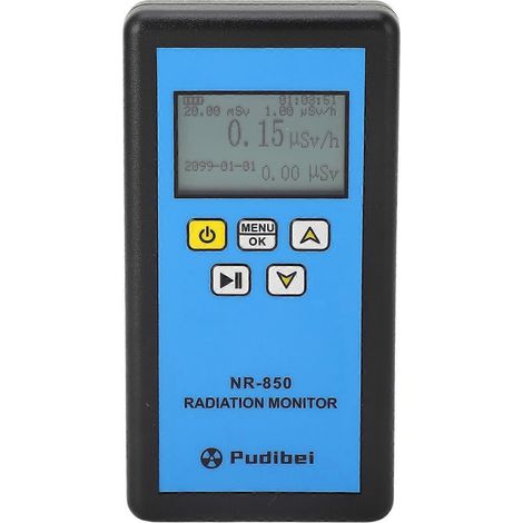 Strahlungsdosimeter mit LCD-Anzeige, Röntgen-, Gamma- und Beta-Strahlungsdetektor, Handgeigerzähler, Strahlungsmonitor N