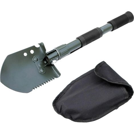 Pelle pliante multifonctionnelle pour le camping et la randonnée, verte (1/5)