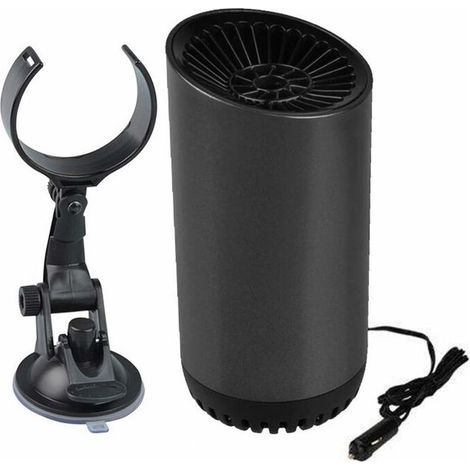 Chauffage Et Refroidisseur Voiture - 12 V 150 W 2 En 1 Dégivreur Pare-Brise - Portable Avec Support Rotatif 360° - 1 Pièce (1/5)