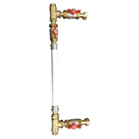 Comap – Kit by-pass pour centrale de traitement de l'eau Proteo – Raccordement M/M 3/4'' – Longueur 553 mm – Largeur 130 mm – Hauteur 60 mm – Poids 1.5 kg – Q112016001 (1/3)