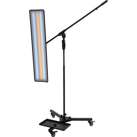 Lampe de Réflecteur Dentaire, Panneau Lumineux Réglable à 360°, Configuration de Réparation Mobile, noir (1/5)
