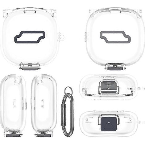 Schutzhülle für SHOKZ Open Fit 2+ / T921 Ohrhörer, stoßfeste TPU-Hülle mit integriertem Schalter und Karabiner B (1/5)