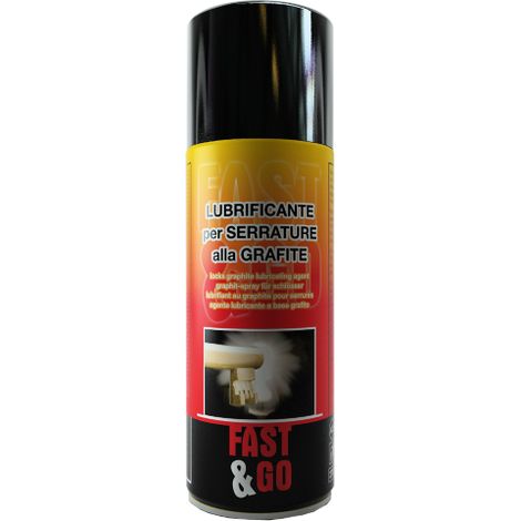 12 x FASTGO LUBRIFICANTE SERRATURE ALLA GRAFITE 200 ML