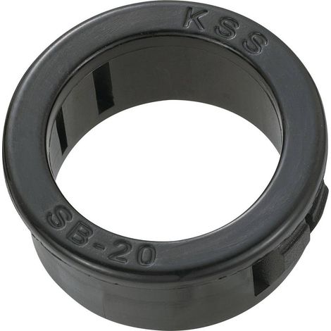 TRU COMPONENTS TC-SBR20203 Passacavo Ø (max.) 15.9 mm Spessore piastra (max.) 3.2 mm Poliammide Nero 100 pz.