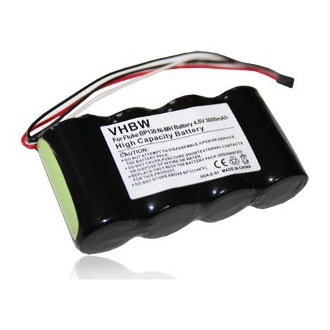 vhbw Battery Replacement for BP-130, BP130 for Measuring Devices (3000 mAh, 4.8 V, NiMH)