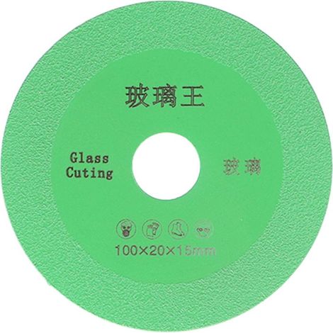 Disque de coupe verre 4 pouces diamant meule roue trononnage pour carrelage brique céramique (1/5)