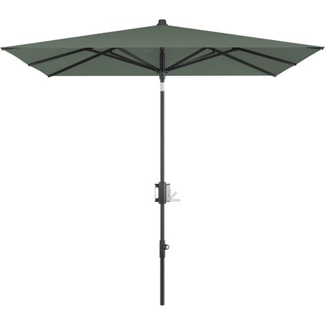 KNIRPS APOLL 240 x 240 cm quadratisch Black Edition Balkonschirm 3 Farben Sonnenschirm 610 Aloe (1/2)