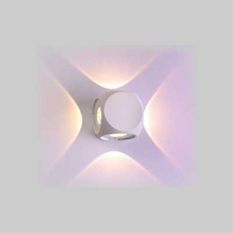 Applique a led 'rory' 4x1w 263lm 4000k - colore nero