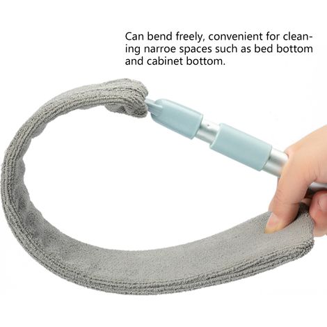 Flexibler Ersatzbezug für Kehrschaufeln – 2 Stück, Haushaltsreinigungszubehör – Weiche Fasern, Grau – 52 g / 17 x 16 x 3 cm (1/5)