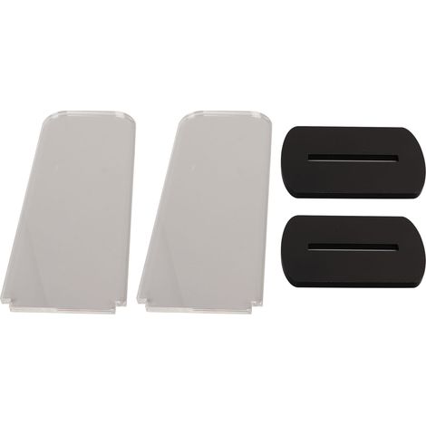 Lot de 2 supports verticaux pour gants de boxe en acrylique noir. (1/5)