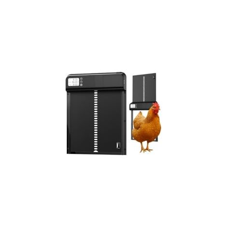 Porte Poulailler Automatique à Pile – Programmation Ouverture/Fermeture – Trappe Automatique Portier Poulailler Robuste Installation Simple (1/5)