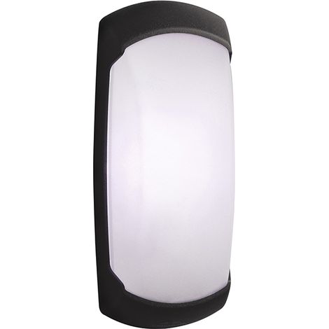 Wandleuchte francy 1xe27 ip66 l.30xb.8,5xh.13cm schwarz harz