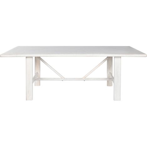 Mesa Comedor Mango 213,4X96,5X76,2 Blanco (1/5)