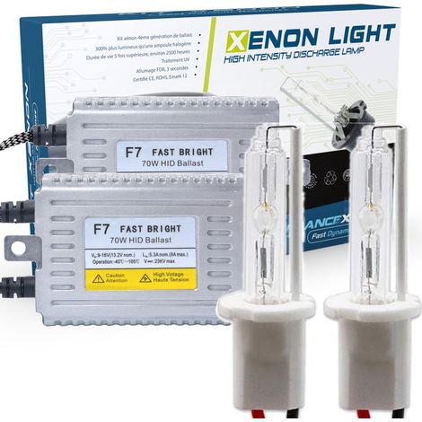 Kit xénon H3 - 4300°K - 75W slim - Rally Cup - Conversion HID - La paire (1/5)