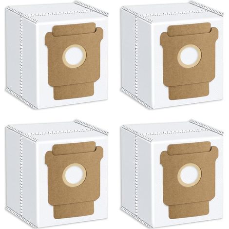 Lot de 4 Sacs d'aspirateur pour iRobot Roomba Combo 2 Essential Q0520, Roomba 105 Combo, Plus 405 Combo, Plus 505 Combo (1/4)