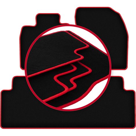 Tapis de sol CARLUX-RED pour Toyota Avensis III T27 break, liftback, berline (2009-2018) (1/5)
