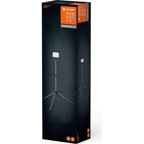 Ledvance 4058075831414 Worklight Value Faro da Lavoro LED Treppiede 2x30W 6000lm 6500K IP54 colore Grigio (1/2)