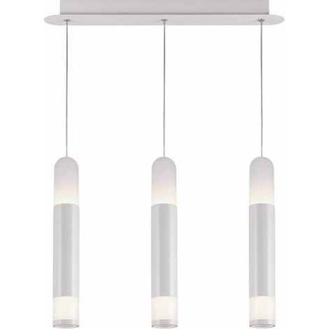 Suspension Forli 3xLED blanc 80 cm H120 LightPrestige