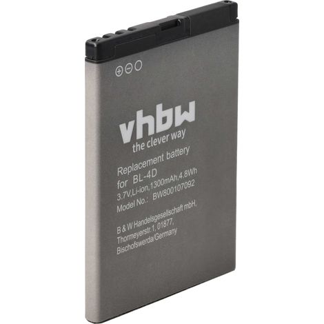 vhbw Akku kompatibel mit Winner WG12, WG11 Handy Smartphone Telefon (1300 mAh, 3,7 V, Li-Ion) (1/5)