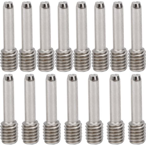 15 Vis sans tête M4 en acier inoxydable pour modèles RC, 15 pièces, 15.4mm, argenté (1/5)
