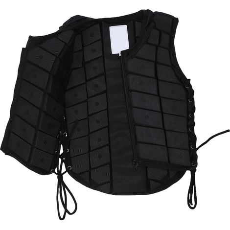 Gilet d'équitation unisexe, gilet de protection confortable pour l'équitation, fermeture éclair, pour garçons et filles. (1/5)