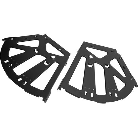 Cerniera in acciaio laminato a freddo per scarpiera a 3 ripiani, cassetto per scarpe, accessorio di supporto pieghevole, nera (1/5)