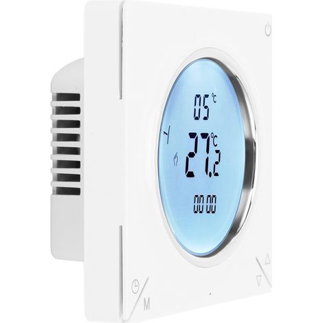 Contrôleur de température programmable pour chauffage au sol AC220V, thermostat de ventilation et de chauffage (1/5)