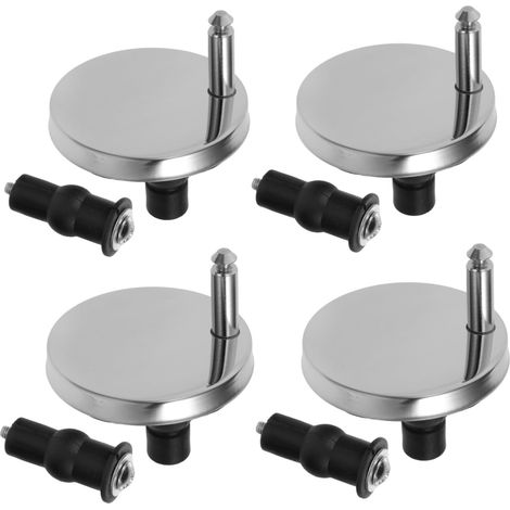 Kit de Fixation Siège Toilette avec Vis, Caoutchouc (1/5)