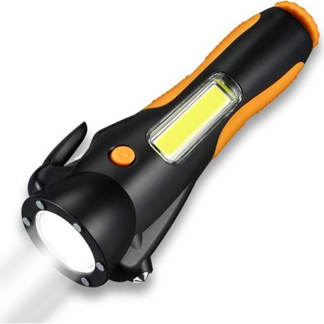 Linterna LED ultrabrillante 6 en 1, mini linterna para acampar, hacer senderismo, caminar, actividades al aire libre y emergencias. (1/5)