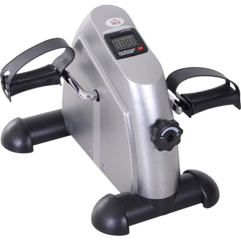 Mini vélo d'appartement, appareil de musculation pour les bras et les jambes, pédalier pour seniors avec écran LCD, résistance réglable, vélo de fitness, idéal pour la maison ou le bureau, 35 x 40 ... (1/5)