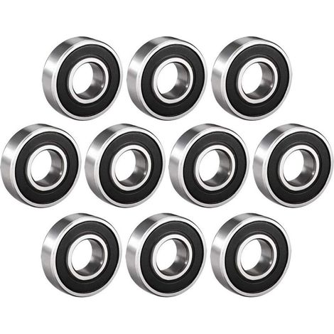 Sjlerst – Roulement à bille 12 mm x 28 mm x 8 mm – Acier scellé 6001-2RS – Charge max dynamique – Pour imprimantes 3D et machines à mouvement rotatif