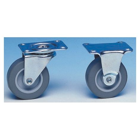 Roulette industrielle Pivotante Guitel Hervieu, Acier galvanisé, Ø 50mm, 20kg ( Prix pour 1 )