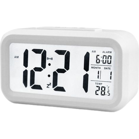 Réveil intelligent avec température, alarme silencieuse et rétroéclairage, horloge électronique créative (1/5)