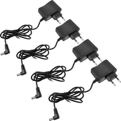 4 Pièces Adaptateurs Secteur Européens 6v pour Balance Électronique, Chargeur Compatible Lithium, Alimentation pour Balances de Table, Recharge Rapide pour Usage Domestique et (1/5)