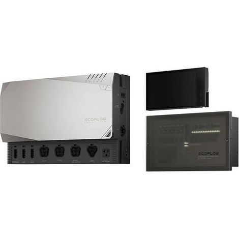 Ecoflow ECWZMM100COMBO3EU Power Kits Combo 3 con Prepared Kit e Monitor Nero