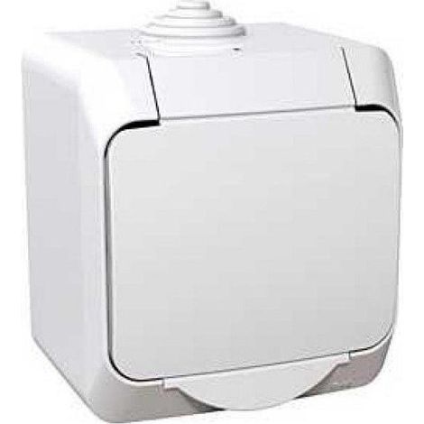 Schneider Electric WDE000541 prise électrique blanc USB