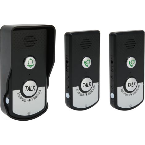 Interphone sans fil avec sonnette intelligente, forte pénétration, convivialité, idéal pour la maison, l'hôtel, l'usine et l'hôpital. (1/5)