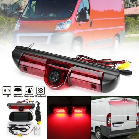 NEUFU Kit Caméra Recul Etanche LED haute Position Pour Fiat Ducato Citroen Relais Peugeot Boxer 7 pouces (1/4)