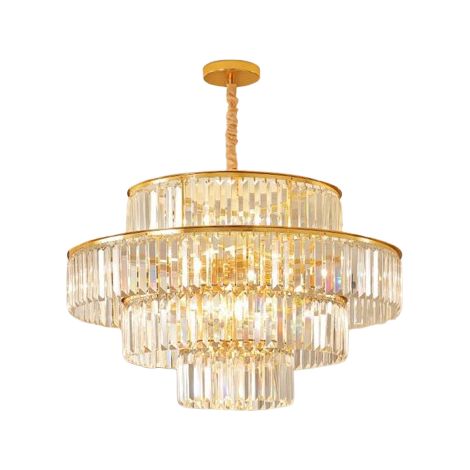 Palazzo - lampadario in cristallo dorato 60 cm 10xE14 (1/4)