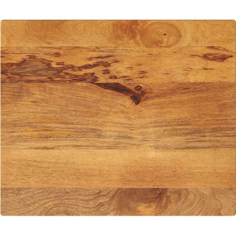 Tischplatte 60x50x2,5 cm Rechteckig Massivholz Mango vidaXL