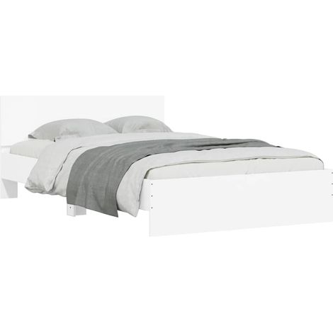 Bed Frame without Mattress White 120x200 cm vidaXL