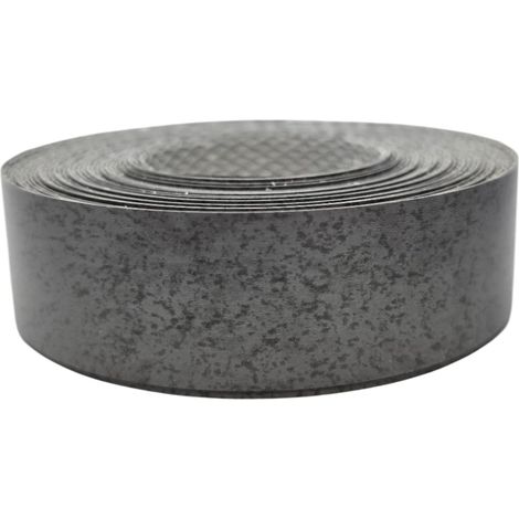 Bande de chant thermocollante 21mm x 5m épaisseur 0,50mm Mélaminé Facile à Appliquer Bricolage Étagère Meuble Panneau Bois Durable, Granit Brillant