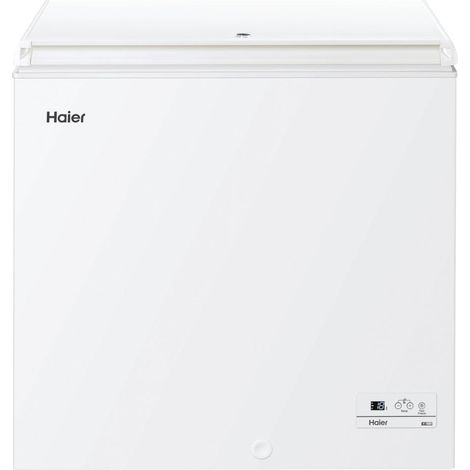 Haier – Congélateur coffre 196 L – Froid statique avec dégivrage manuel – Super congélation jusqu’à -26°C – Autonomie 21 heures