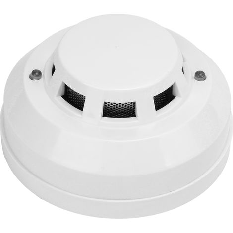 Détecteur de fumée filaire avec alarme incendie et indicateur LED pour usage domestique et commercial, 9-24 V (1/5)