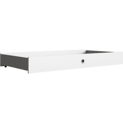 Babyzimmer Bettschubkasten für Babybett in weiß BEELEN-43 (1/2)