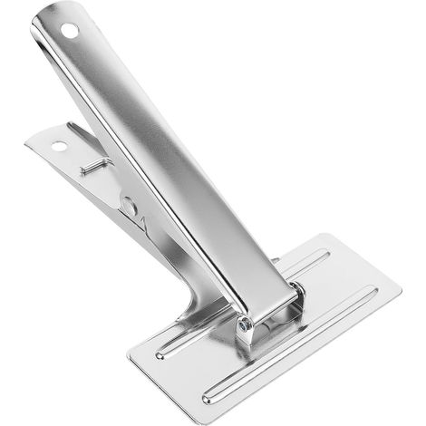 Pince ressort inox argenté, pour atelier, bricolage et tissu (1/5)